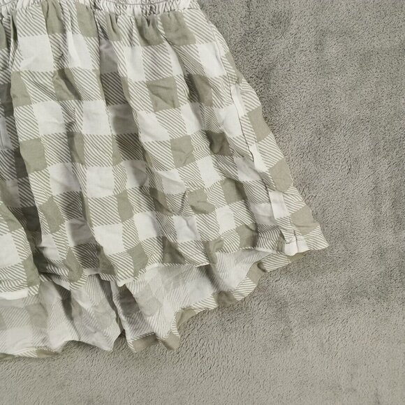 ANGELS Smocked Women Top Size XL(16-18) Woven Casual Pullover Gingham Pattern - Picture 10 of 13